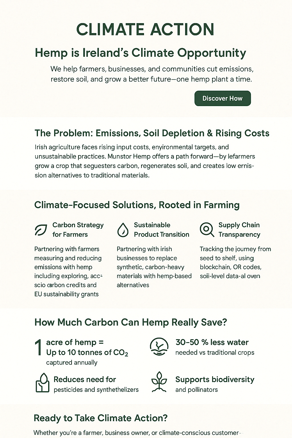 Munster Hemp Climate Action Overview