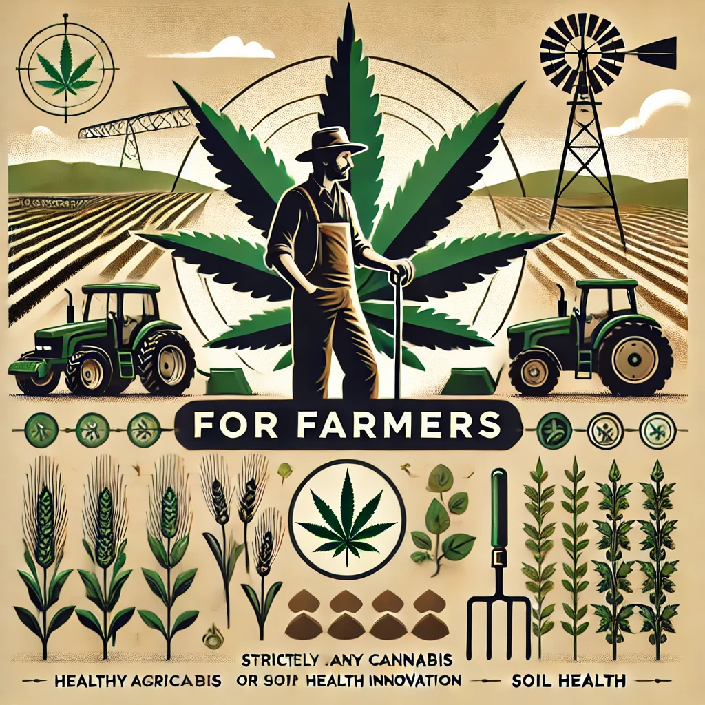 Hemp growing in an Irish field